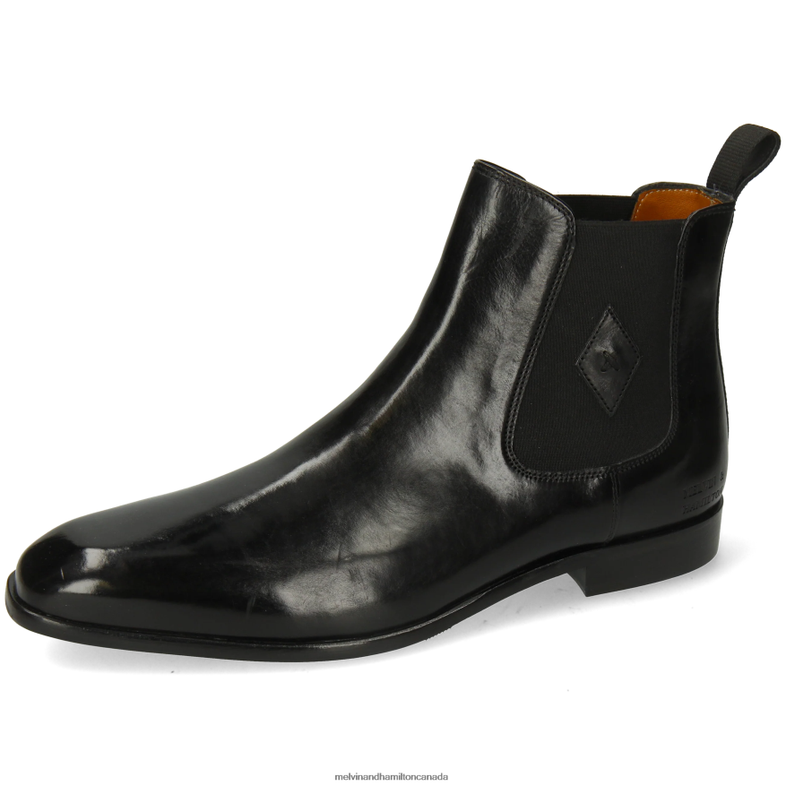 Men Melvin & Hamilton Black Elyas 5 Ankle Boots P4V68P10 Men Melvin & Hamilton Black Elyas 5 Ankle Boots P4V68P10