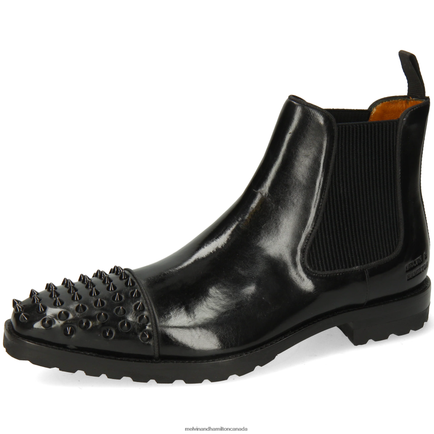 Men Melvin & Hamilton Black Lewis 57 Ankle Boots P4V68P78 Men Melvin & Hamilton Black Lewis 57 Ankle Boots P4V68P78