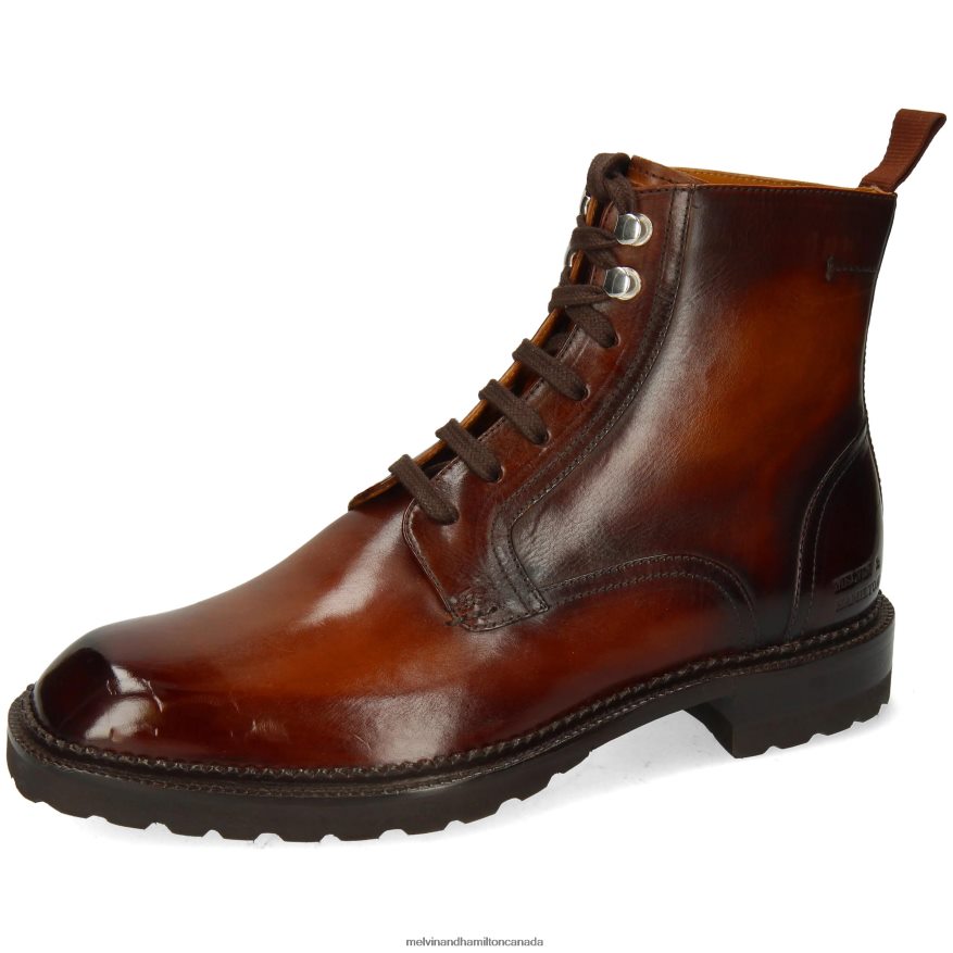 Men Melvin & Hamilton Brown Adam 1 Ankle Boots P4V68P3 Men Melvin & Hamilton Brown Adam 1 Ankle Boots P4V68P3