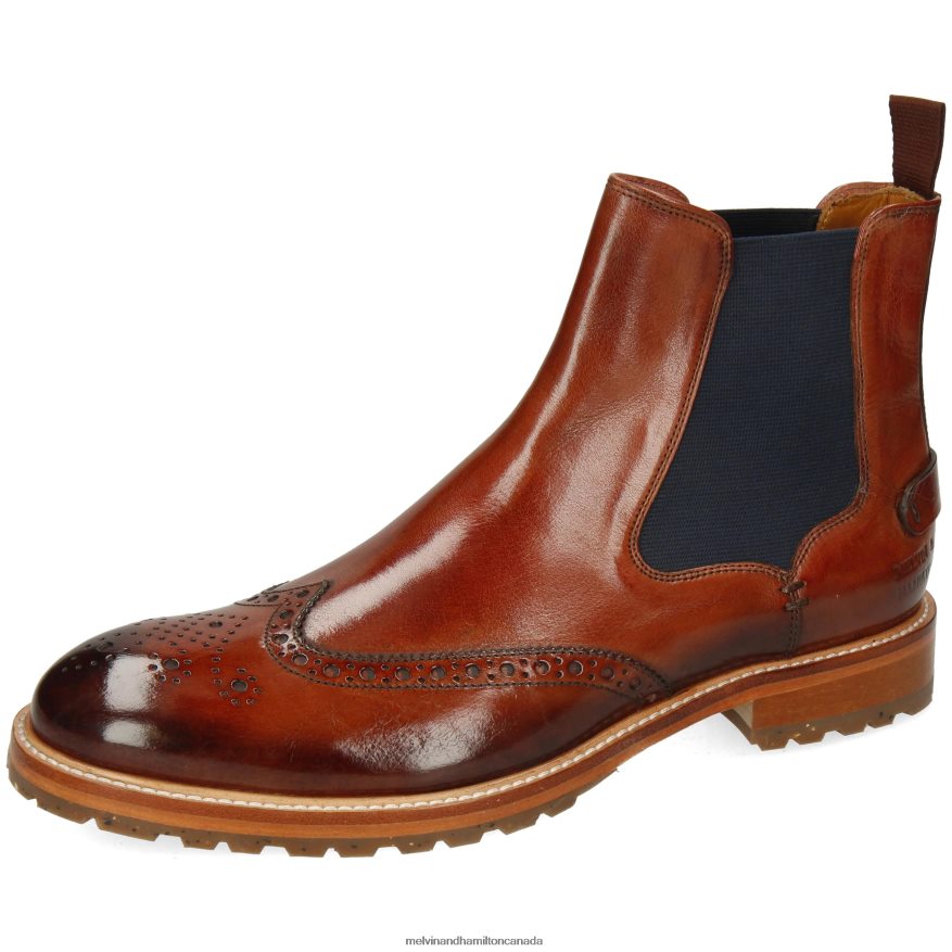 Men Melvin & Hamilton Brown Trevor 53 Ankle Boots P4V68P45 Men Melvin & Hamilton Brown Trevor 53 Ankle Boots P4V68P45