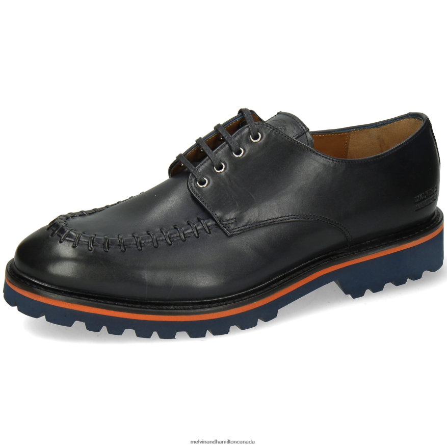 Men Melvin & Hamilton Blue Matthew 42 Derby Shoes P4V68P533 Men Melvin & Hamilton Blue Matthew 42 Derby Shoes P4V68P533