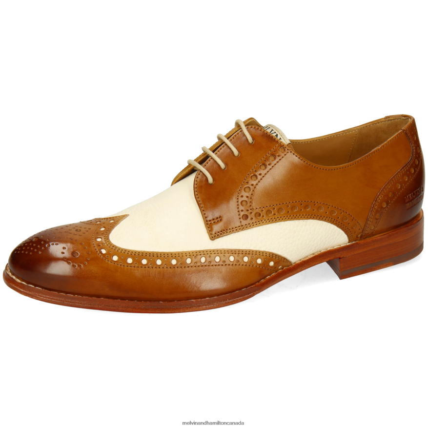Men Melvin & Hamilton Brown Kane 5 Derby Shoes P4V68P454 Men Melvin & Hamilton Brown Kane 5 Derby Shoes P4V68P454