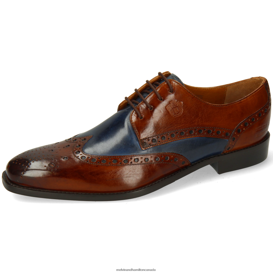 Men Melvin & Hamilton Brown Martin 15 Derby Shoes P4V68P476 Men Melvin & Hamilton Brown Martin 15 Derby Shoes P4V68P476