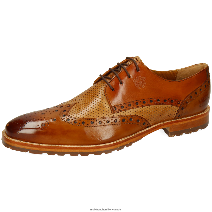 Men Melvin & Hamilton Brown Martin 15 Derby Shoes P4V68P479 Men Melvin & Hamilton Brown Martin 15 Derby Shoes P4V68P479