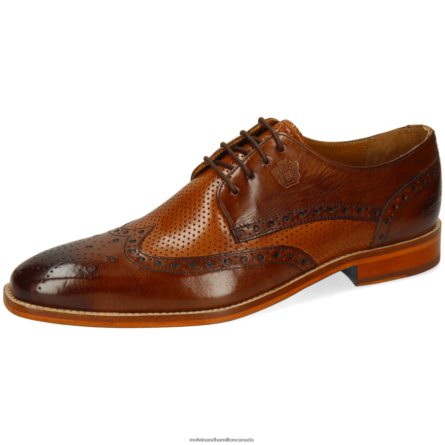 Men Melvin & Hamilton Brown Martin 15 Derby Shoes P4V68P504 Men Melvin & Hamilton Brown Martin 15 Derby Shoes P4V68P504