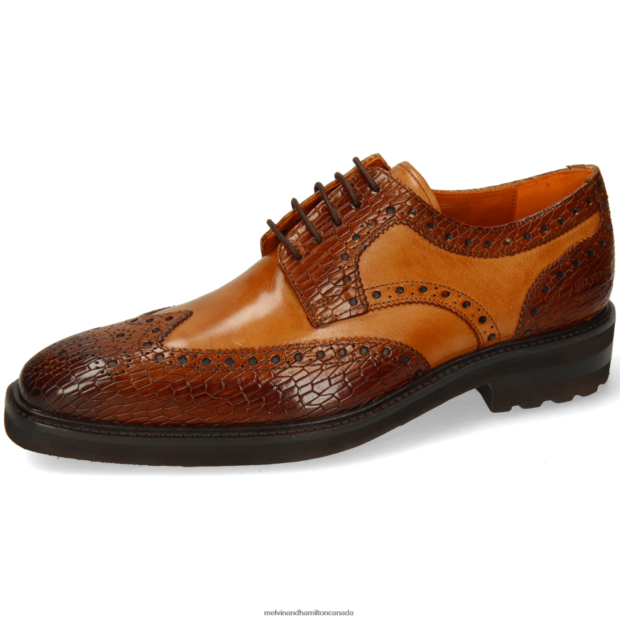 Men Melvin & Hamilton Brown Marvin 1 Derby Shoes P4V68P500 Men Melvin & Hamilton Brown Marvin 1 Derby Shoes P4V68P500