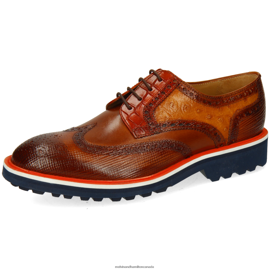 Men Melvin & Hamilton Brown Matthew 33 Derby Shoes P4V68P496 Men Melvin & Hamilton Brown Matthew 33 Derby Shoes P4V68P496