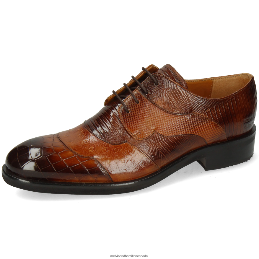 Men Melvin & Hamilton Brown Patrick 27 Derby Shoes P4V68P534 Men Melvin & Hamilton Brown Patrick 27 Derby Shoes P4V68P534