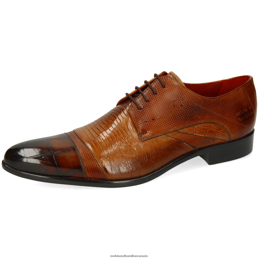 Men Melvin & Hamilton Brown Toni 39 Derby Shoes P4V68P481 Men Melvin & Hamilton Brown Toni 39 Derby Shoes P4V68P481
