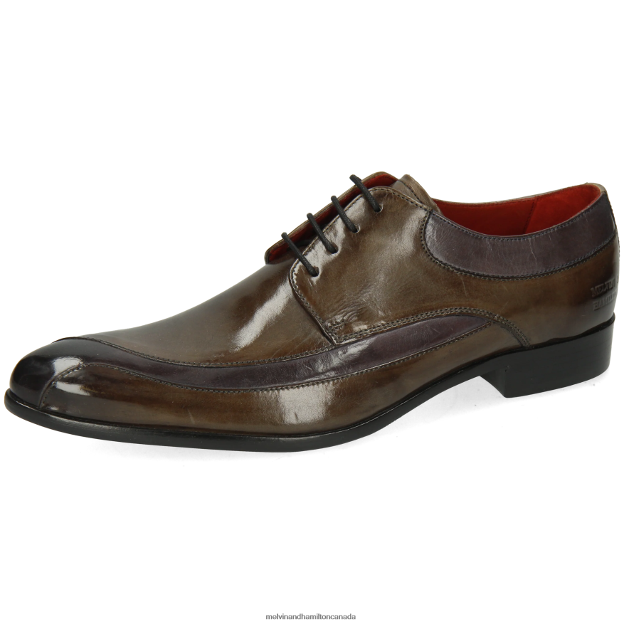 Men Melvin & Hamilton Grey Toni 36 Derby Shoes P4V68P459 Men Melvin & Hamilton Grey Toni 36 Derby Shoes P4V68P459