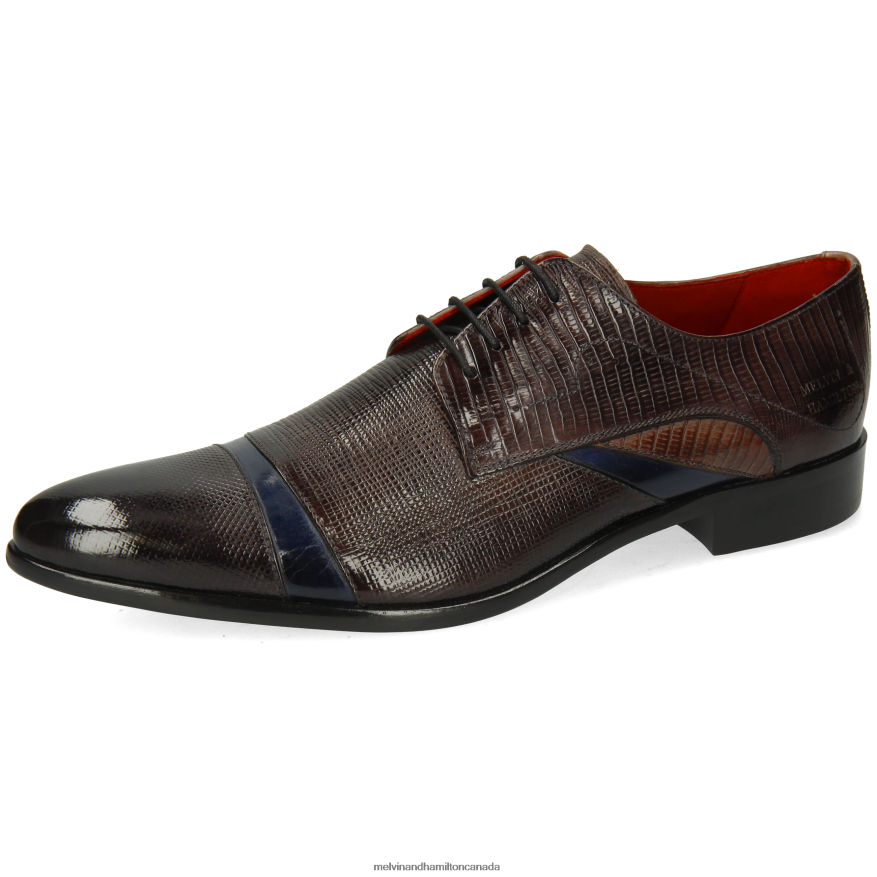 Men Melvin & Hamilton Grey Toni 39 Derby Shoes P4V68P482 Men Melvin & Hamilton Grey Toni 39 Derby Shoes P4V68P482