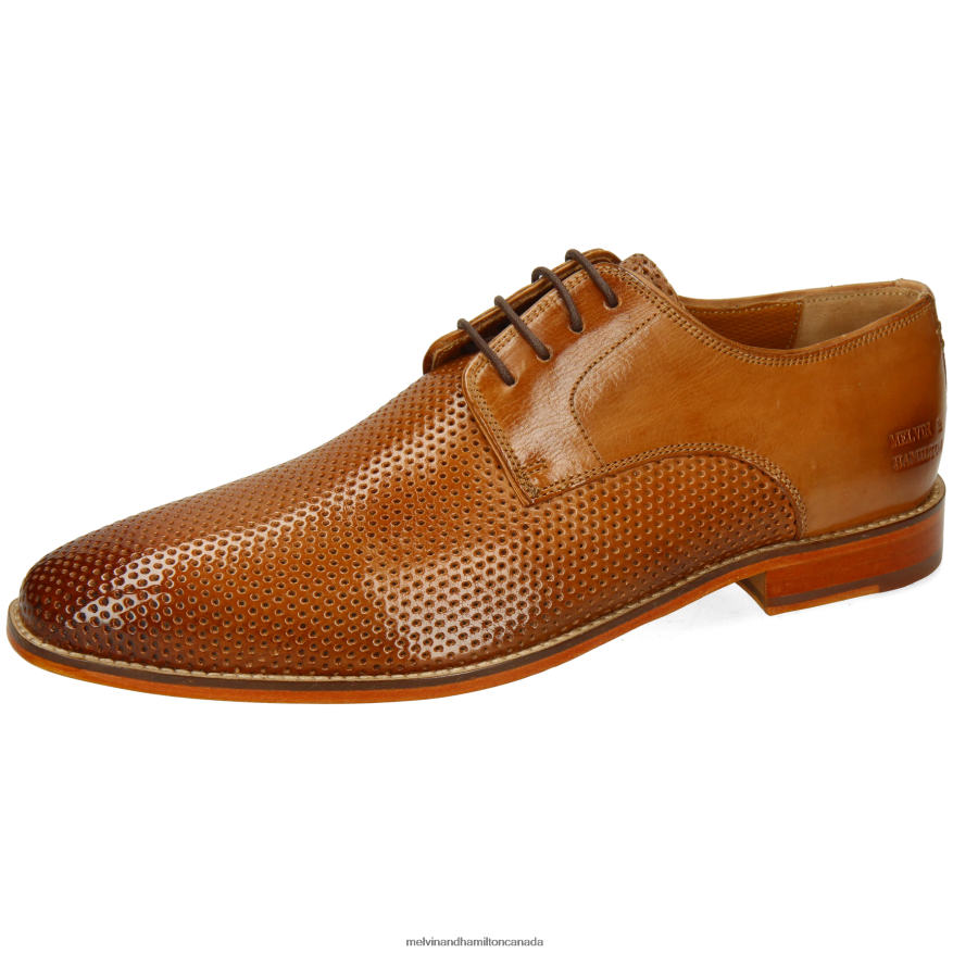 Men Melvin & Hamilton Light Brown Alex 1 Derby Shoes P4V68P497 Men Melvin & Hamilton Light Brown Alex 1 Derby Shoes P4V68P497