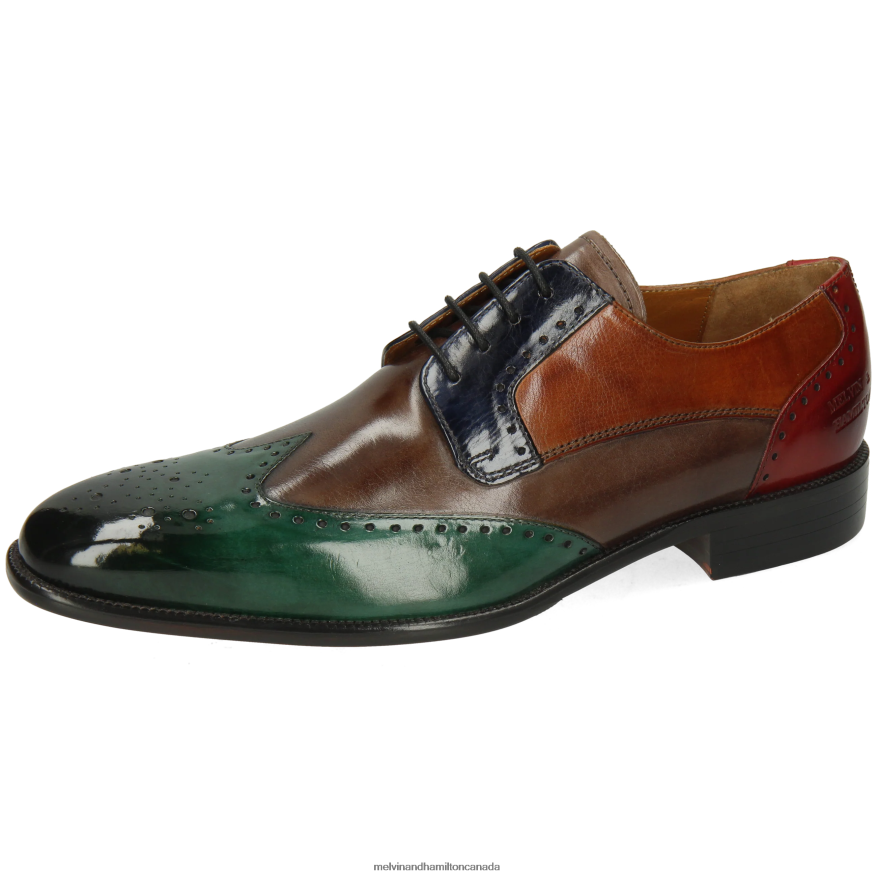 Men Melvin & Hamilton Multi Jeff 14 Derby Shoes P4V68P451 Men Melvin & Hamilton Multi Jeff 14 Derby Shoes P4V68P451