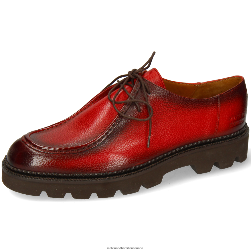 Men Melvin & Hamilton Orange Pierce 10 Derby Shoes P4V68P426 Men Melvin & Hamilton Orange Pierce 10 Derby Shoes P4V68P426