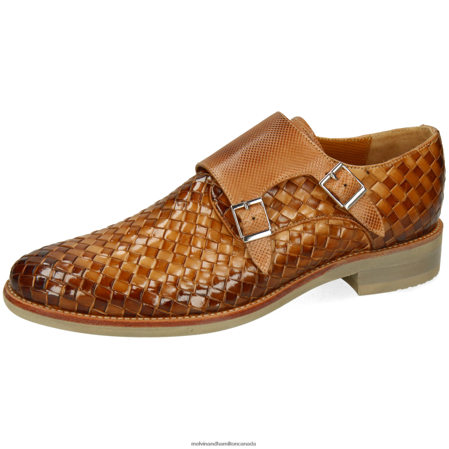Men Melvin & Hamilton Brown Clint 36 Monk Shoes P4V68P335 Men Melvin & Hamilton Brown Clint 36 Monk Shoes P4V68P335