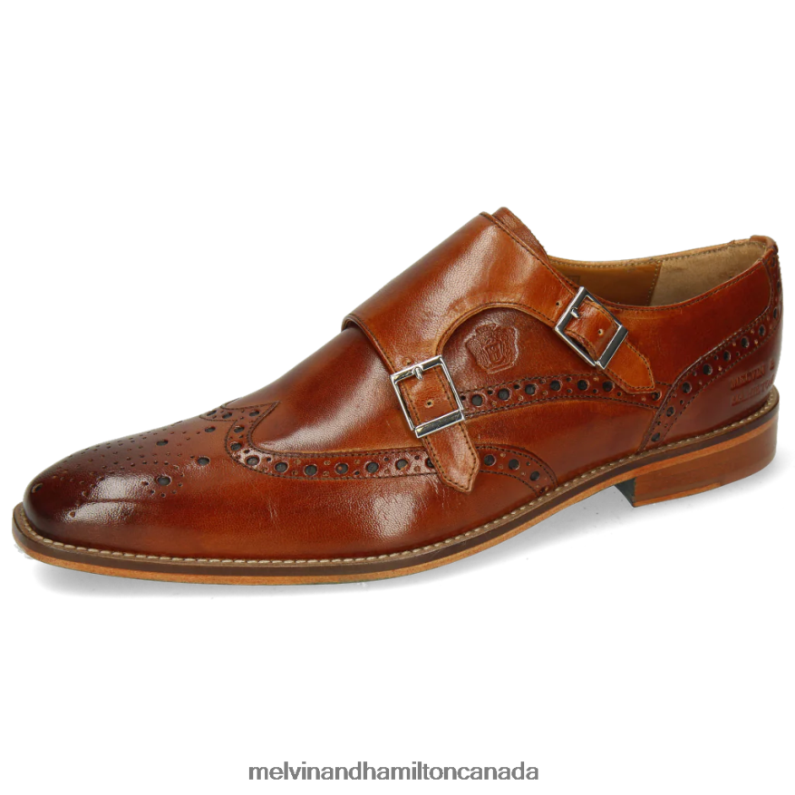 Men Melvin & Hamilton Brown Martin 2 Monk Shoes P4V68P340 Men Melvin & Hamilton Brown Martin 2 Monk Shoes P4V68P340