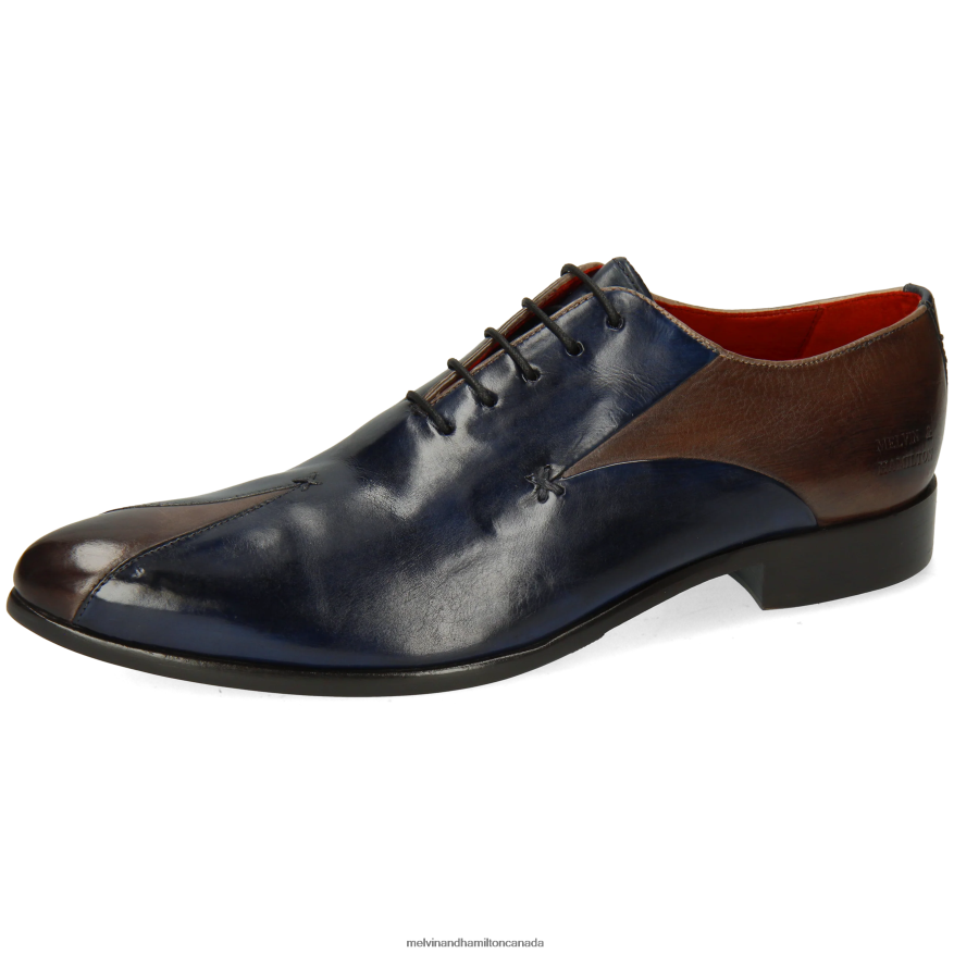 Men Melvin & Hamilton Blue Toni 31 Oxford Shoes P4V68P166 Men Melvin & Hamilton Blue Toni 31 Oxford Shoes P4V68P166