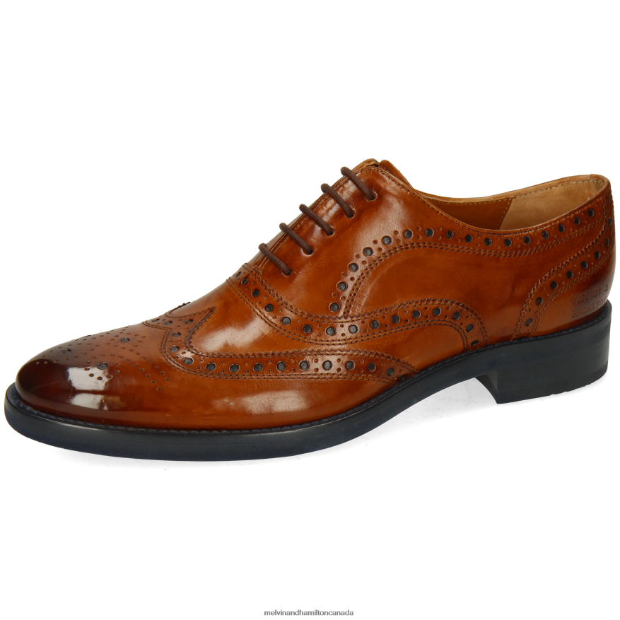 Men Melvin & Hamilton Brown Clint 23 Oxford Shoes P4V68P161 Men Melvin & Hamilton Brown Clint 23 Oxford Shoes P4V68P161