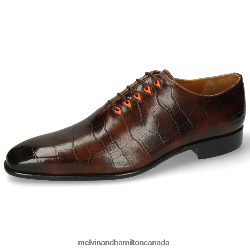 Men Melvin & Hamilton Brown Lance 28 Oxford Shoes P4V68P167 Men Melvin & Hamilton Brown Lance 28 Oxford Shoes P4V68P167