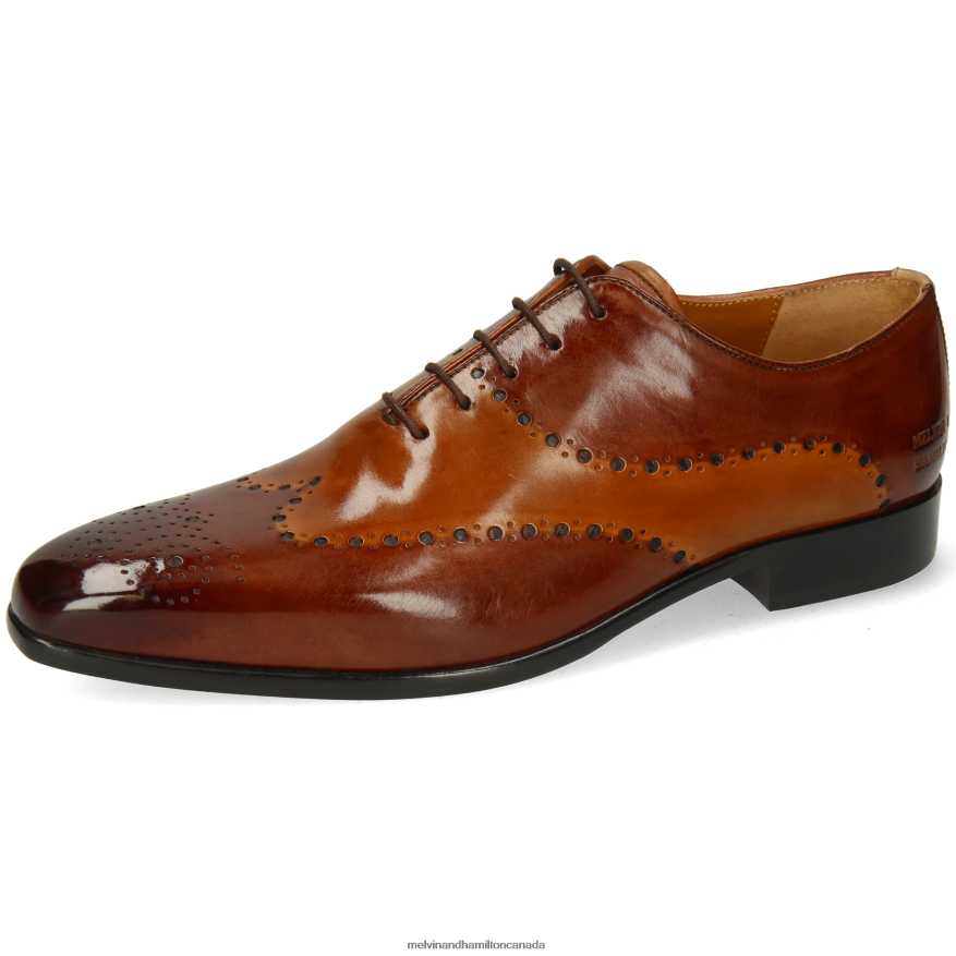 Men Melvin & Hamilton Brown Lance 41 Oxford Shoes P4V68P160 Men Melvin & Hamilton Brown Lance 41 Oxford Shoes P4V68P160