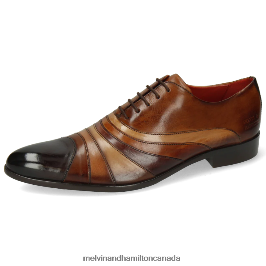 Men Melvin & Hamilton Brown Toni 43 Oxford Shoes P4V68P159 Men Melvin & Hamilton Brown Toni 43 Oxford Shoes P4V68P159