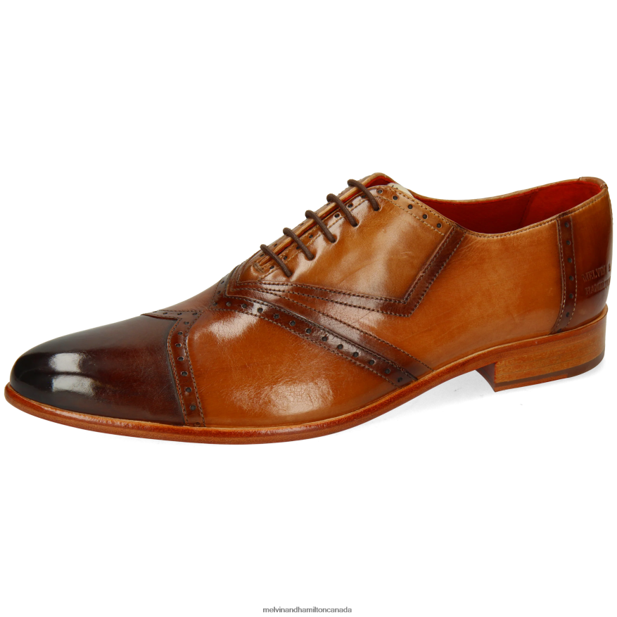 Men Melvin & Hamilton Brown Toni 48 Oxford Shoes P4V68P172 Men Melvin & Hamilton Brown Toni 48 Oxford Shoes P4V68P172