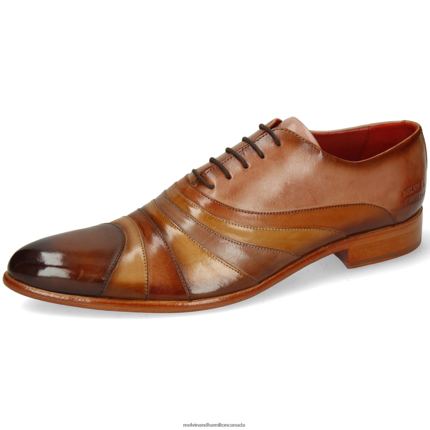 Men Melvin & Hamilton Light Brown Toni 43 Oxford Shoes P4V68P171 Men Melvin & Hamilton Light Brown Toni 43 Oxford Shoes P4V68P171