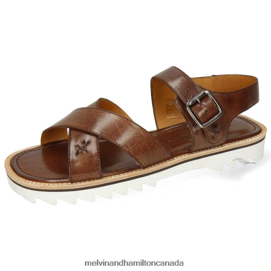 Men Melvin & Hamilton Brown Sam 33 Sandals P4V68P757 Men Melvin & Hamilton Brown Sam 33 Sandals P4V68P757