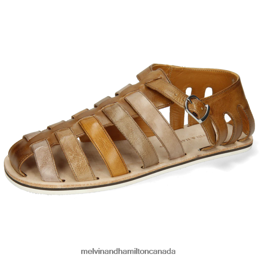 Men Melvin & Hamilton Brown Sam 3 Sandals P4V68P754 Men Melvin & Hamilton Brown Sam 3 Sandals P4V68P754