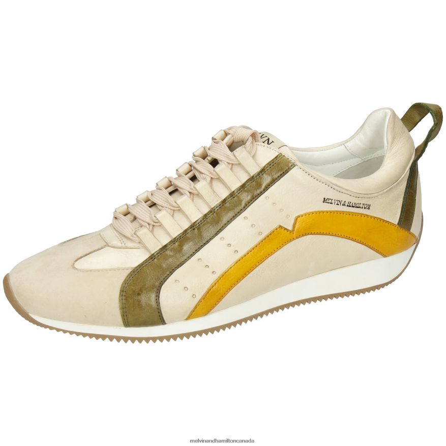 Men Melvin & Hamilton Beige Rocky 17 Sneakers P4V68P615 Men Melvin & Hamilton Beige Rocky 17 Sneakers P4V68P615