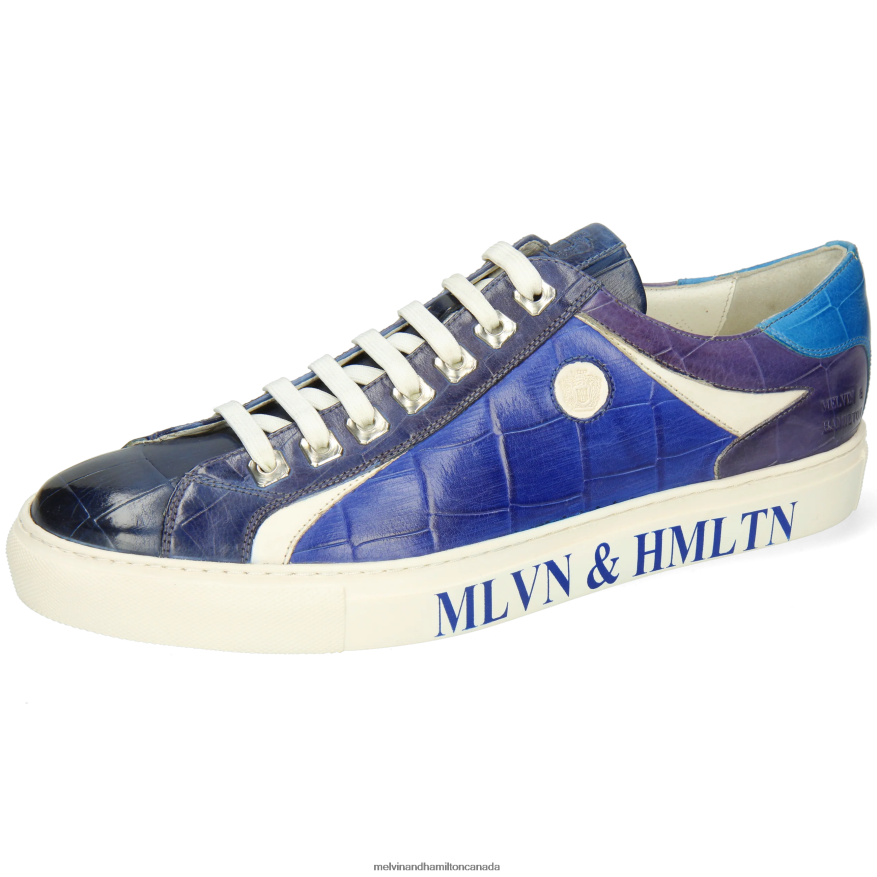 Men Melvin & Hamilton Blue Harvey 9 Sneakers P4V68P597 Men Melvin & Hamilton Blue Harvey 9 Sneakers P4V68P597