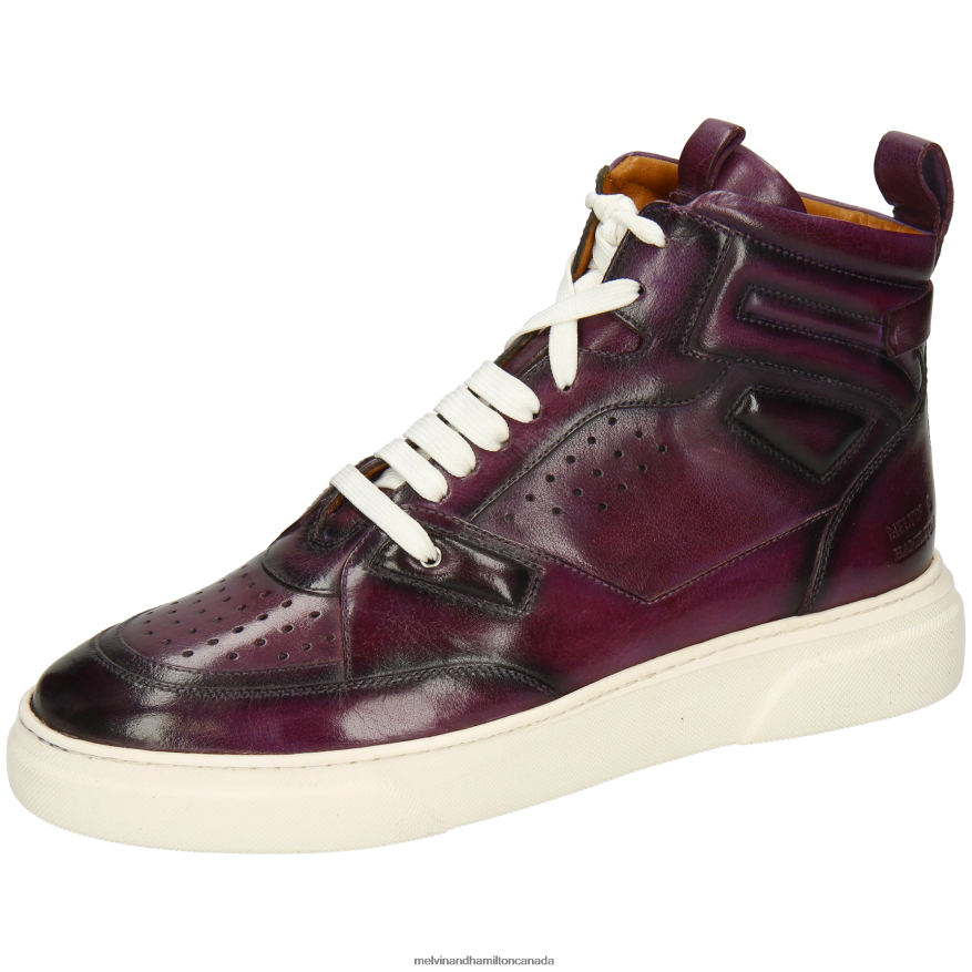 Men Melvin & Hamilton Purple Harvey 51 Sneakers P4V68P617 Men Melvin & Hamilton Purple Harvey 51 Sneakers P4V68P617