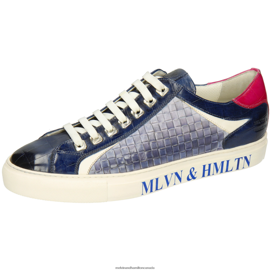 Men Melvin & Hamilton Purple Harvey 9 Sneakers P4V68P609 Men Melvin & Hamilton Purple Harvey 9 Sneakers P4V68P609