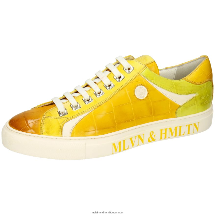 Men Melvin & Hamilton Yellow Harvey 9 Sneakers P4V68P589 Men Melvin & Hamilton Yellow Harvey 9 Sneakers P4V68P589