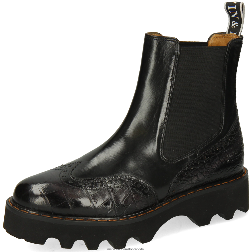 Women Melvin & Hamilton Black Megan 37 Ankle Boots P4V68P911 Women Melvin & Hamilton Black Megan 37 Ankle Boots P4V68P911