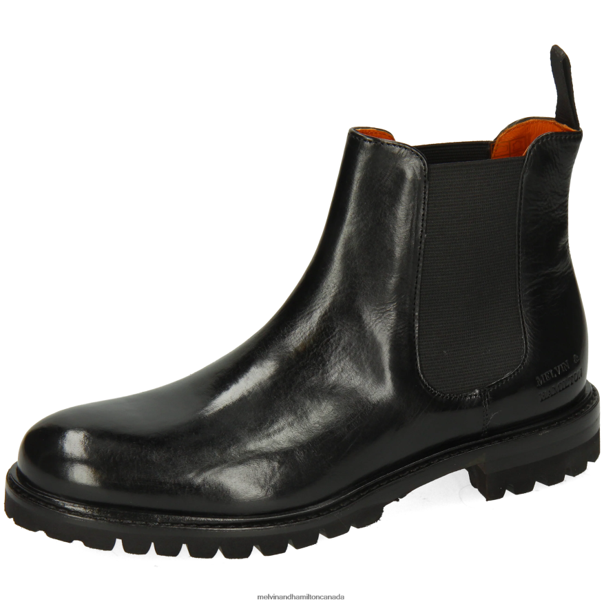 Women Melvin & Hamilton Black Regine 8 Ankle Boots P4V68P828 Women Melvin & Hamilton Black Regine 8 Ankle Boots P4V68P828