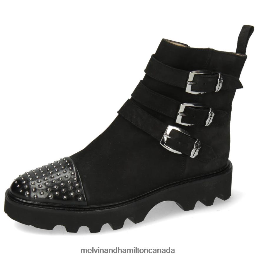Women Melvin & Hamilton Black Selina 20 Ankle Boots P4V68P1091 Women Melvin & Hamilton Black Selina 20 Ankle Boots P4V68P1091