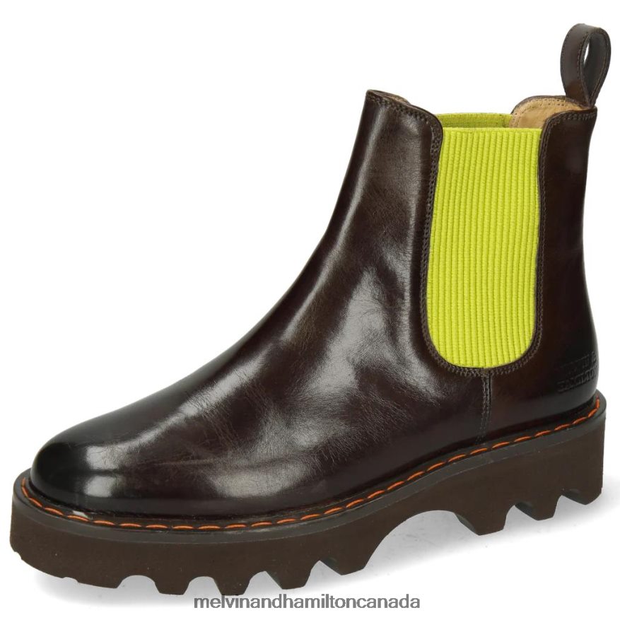 Women Melvin & Hamilton Brown Megan 3R Ankle Boots P4V68P1012 Women Melvin & Hamilton Brown Megan 3R Ankle Boots P4V68P1012