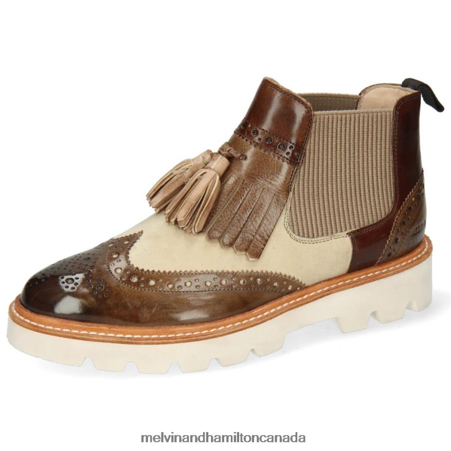 Women Melvin & Hamilton Brown Selina 5 Ankle Boots P4V68P1082 Women Melvin & Hamilton Brown Selina 5 Ankle Boots P4V68P1082