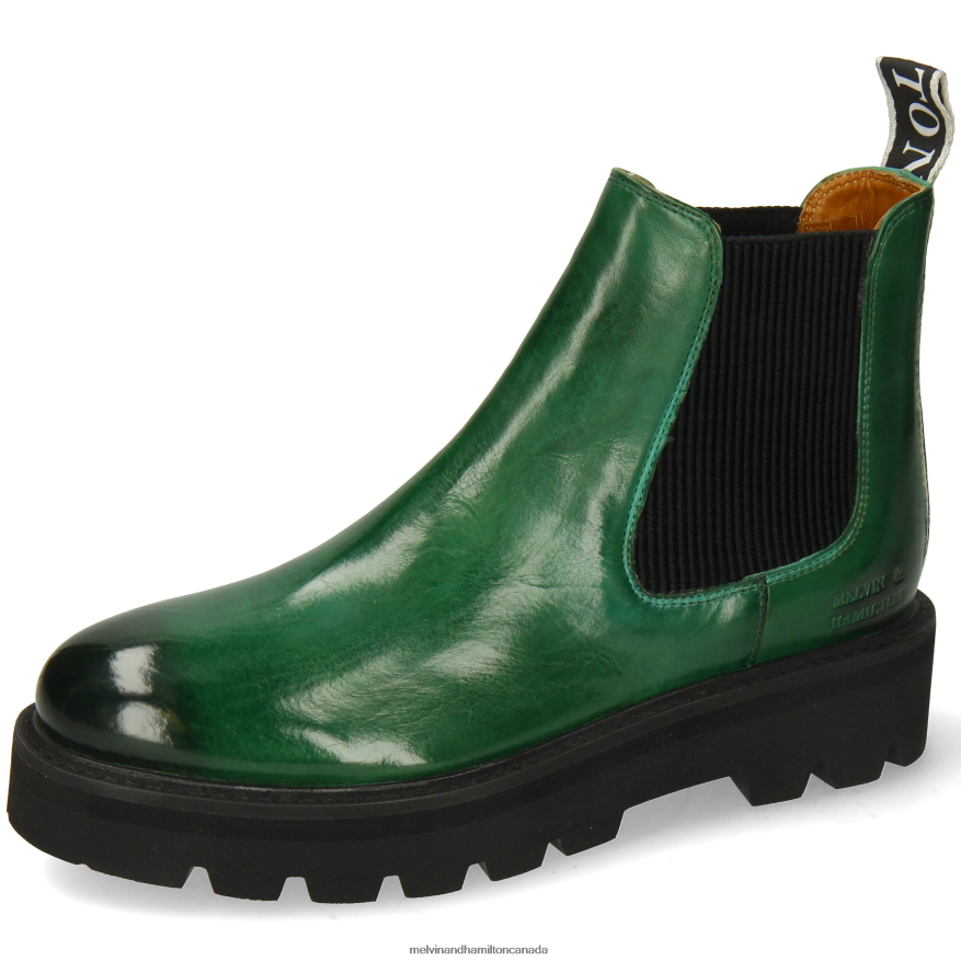 Women Melvin & Hamilton Green Sybill 6 Ankle Boots P4V68P825 Women Melvin & Hamilton Green Sybill 6 Ankle Boots P4V68P825