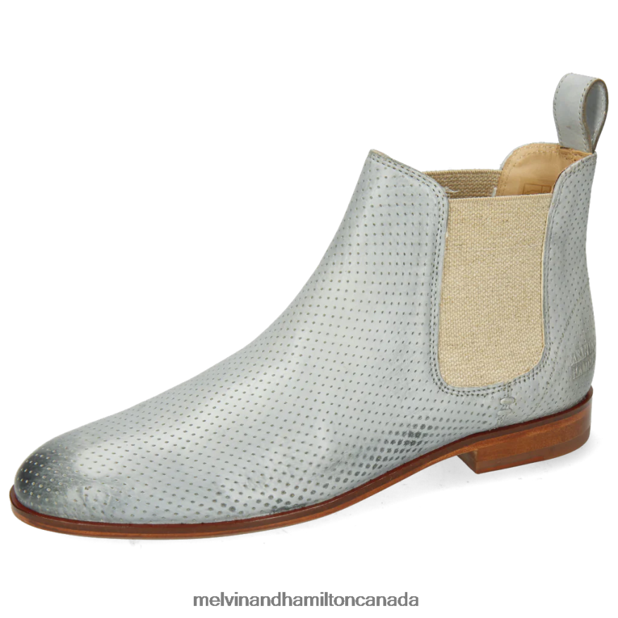 Women Melvin & Hamilton Grey Susan 10 Ankle Boots P4V68P1136 Women Melvin & Hamilton Grey Susan 10 Ankle Boots P4V68P1136