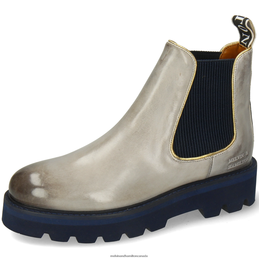 Women Melvin & Hamilton Grey Sybill 6 Ankle Boots P4V68P827 Women Melvin & Hamilton Grey Sybill 6 Ankle Boots P4V68P827