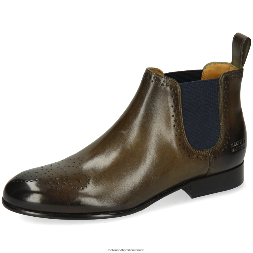 Women Melvin & Hamilton Khaki Sally 16 Ankle Boots P4V68P914 Women Melvin & Hamilton Khaki Sally 16 Ankle Boots P4V68P914