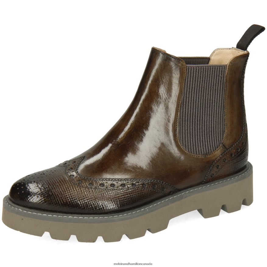Women Melvin & Hamilton Khaki Selina 65 Ankle Boots P4V68P973 Women Melvin & Hamilton Khaki Selina 65 Ankle Boots P4V68P973