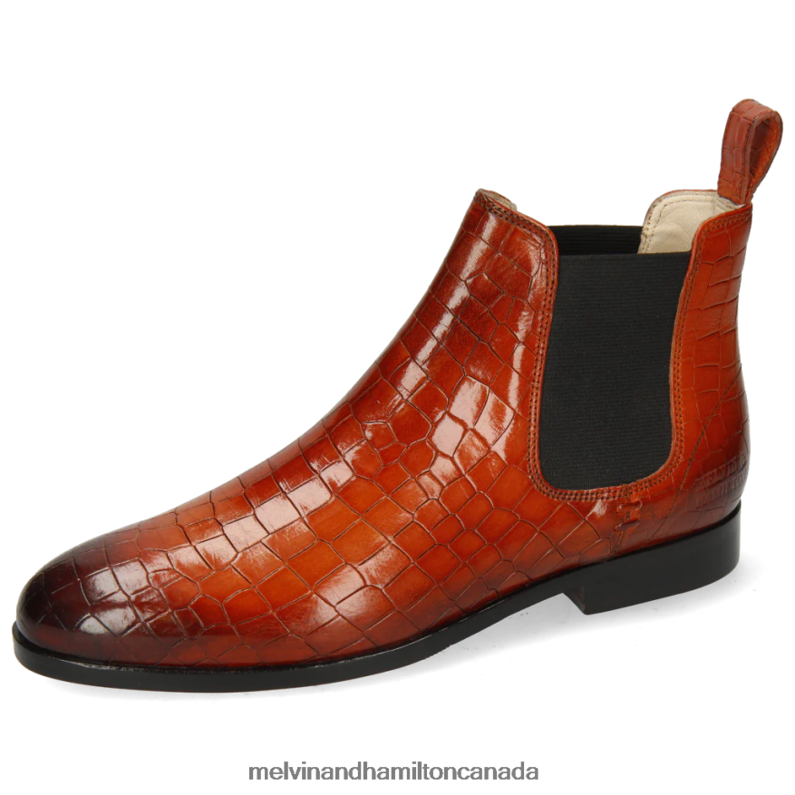 Women Melvin & Hamilton Orange Susan 10 Ankle Boots P4V68P1085 Women Melvin & Hamilton Orange Susan 10 Ankle Boots P4V68P1085