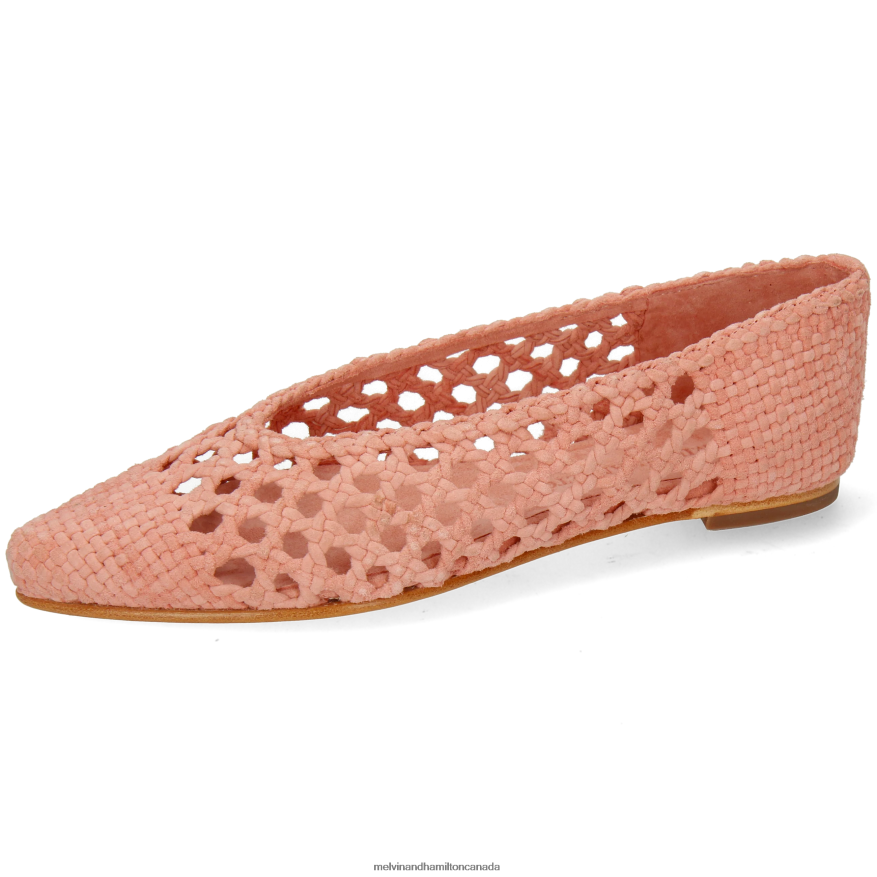 Women Melvin & Hamilton Pink Alexa 44 Ballet Pumps P4V68P1951 Women Melvin & Hamilton Pink Alexa 44 Ballet Pumps P4V68P1951