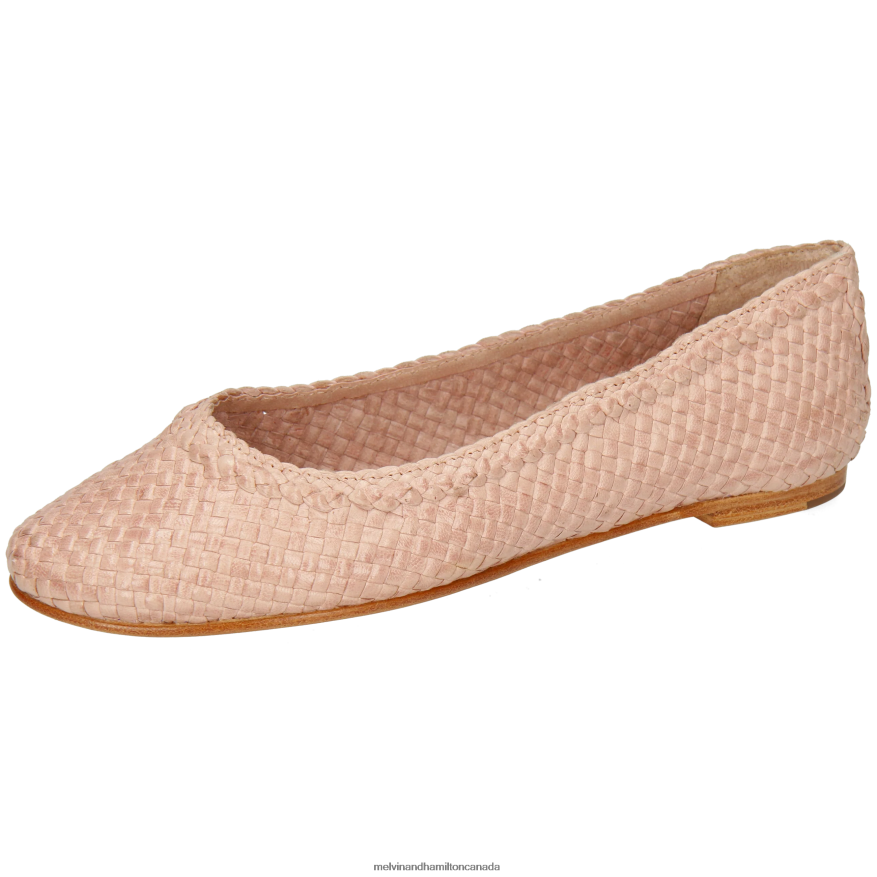 Women Melvin & Hamilton Pink Kate 5 Ballet Pumps P4V68P1956 Women Melvin & Hamilton Pink Kate 5 Ballet Pumps P4V68P1956