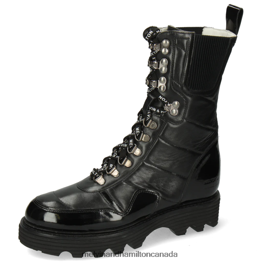 Women Melvin & Hamilton Black Leonie 16 Boots P4V68P1165 Women Melvin & Hamilton Black Leonie 16 Boots P4V68P1165