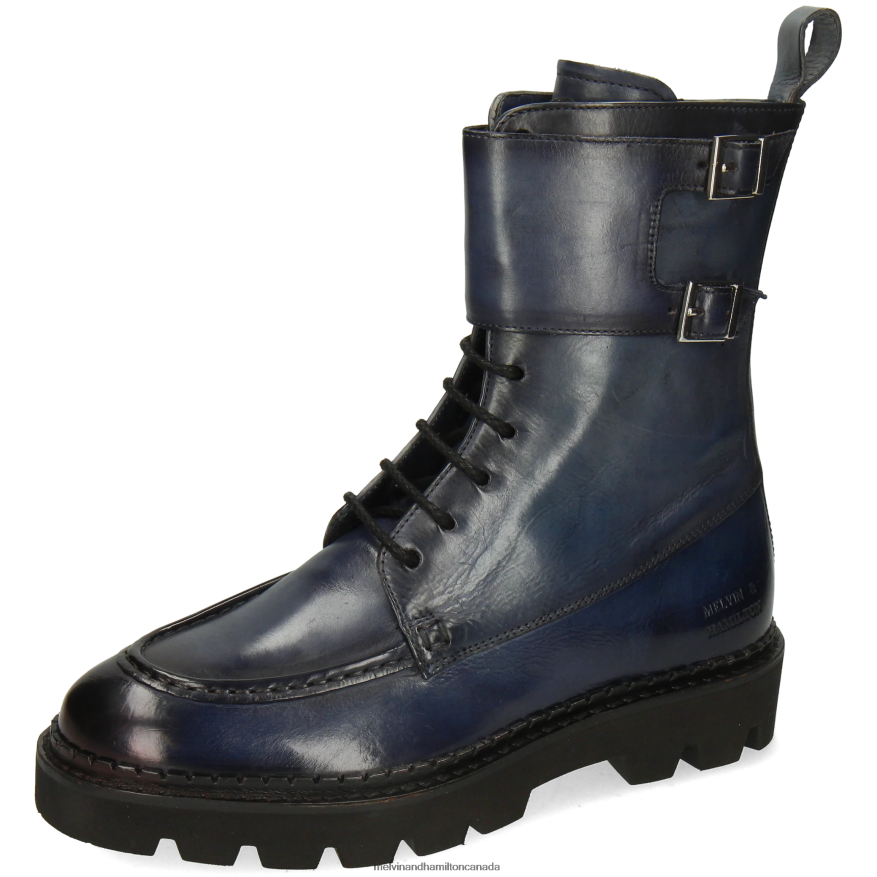 Women Melvin & Hamilton Blue Jade 37 Boots P4V68P1147 Women Melvin & Hamilton Blue Jade 37 Boots P4V68P1147