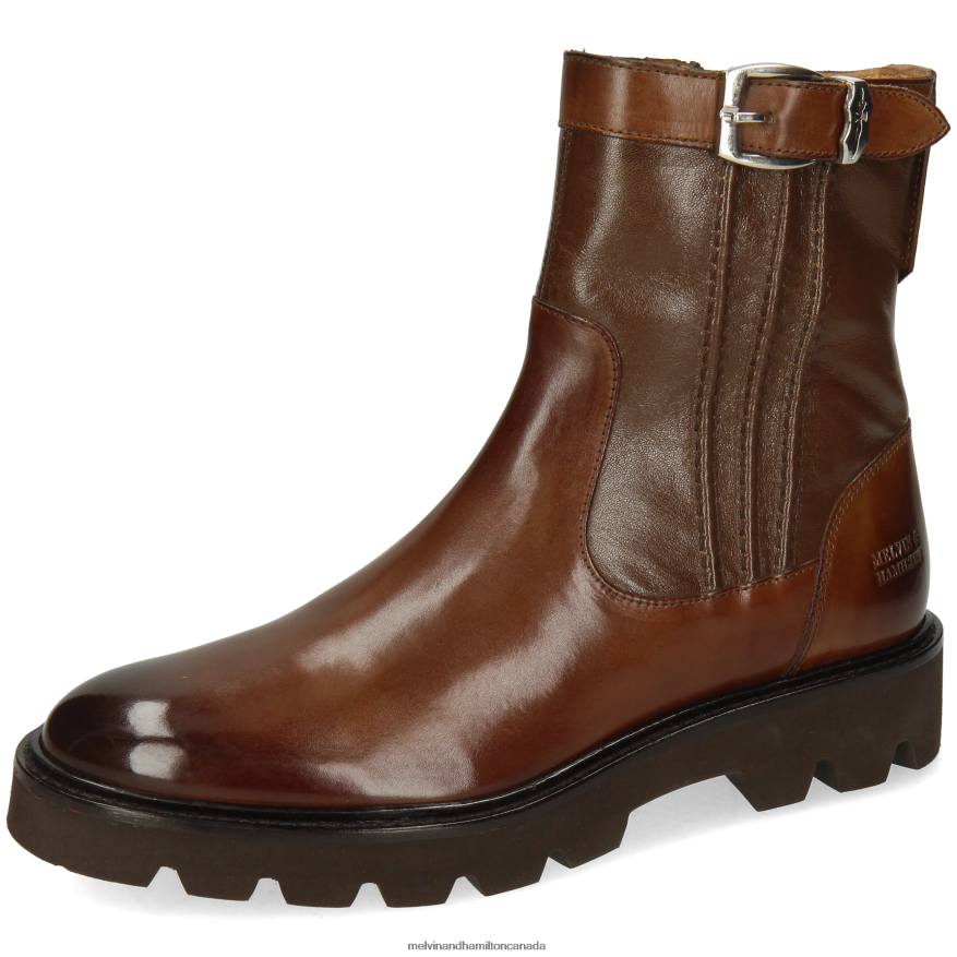 Women Melvin & Hamilton Brown Sally 85 Boots P4V68P1216 Women Melvin & Hamilton Brown Sally 85 Boots P4V68P1216